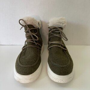 Romika Helsinki Fur Lined Fleece Lace Zip up women's Winter Boots